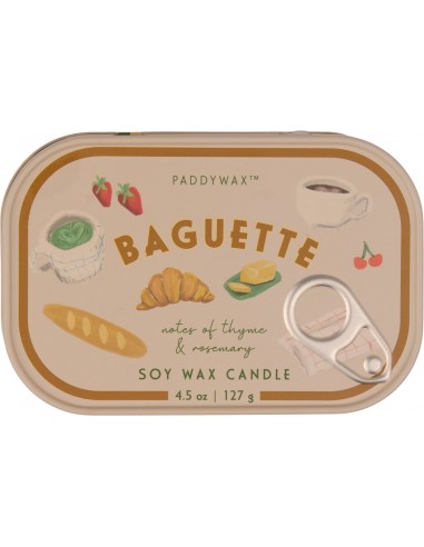 Bougie Boite Métal Bistro - Baguette Bougie Boite Métal Bistro - Baguette