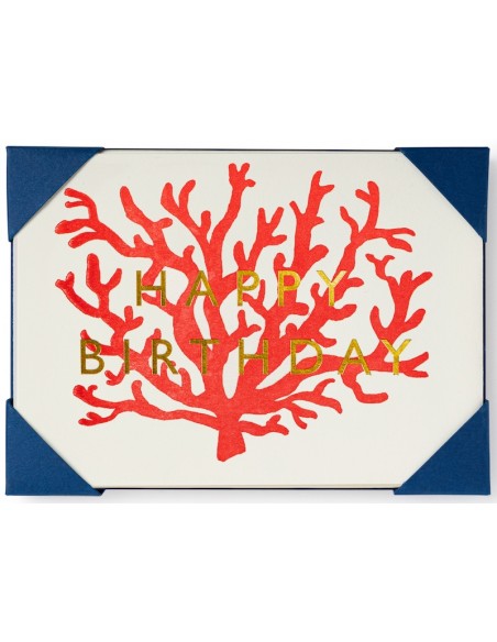 Carte Happy Birthday Coral - The Archivist