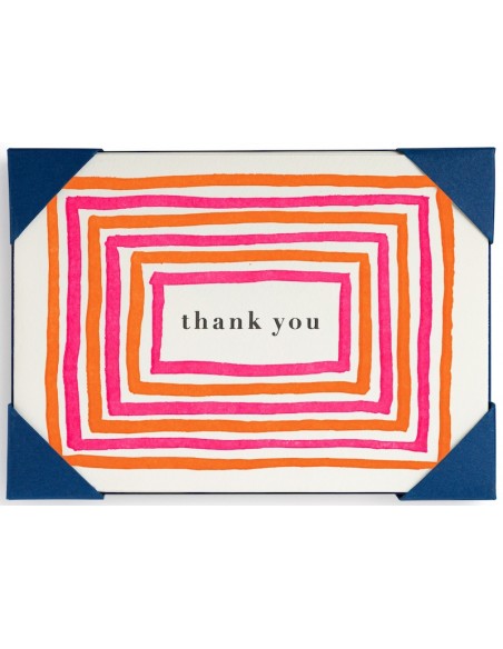 Carte Bright Border Thanks - The Archivist