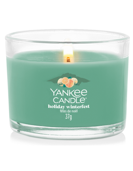 Fêtes de Noël - Votive en verre