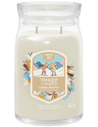 Averses de neige à la vanille - Grande bougie 2 mèches