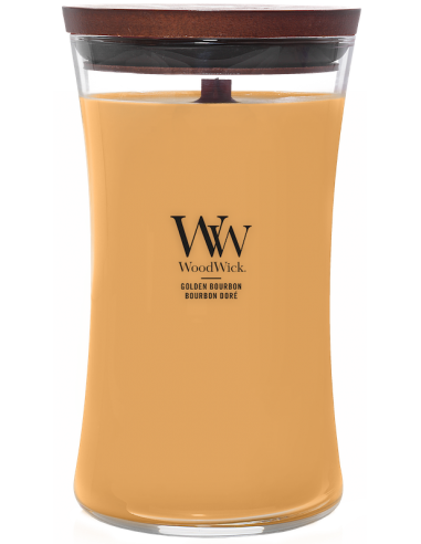 Bougie WoodWick Bourdon Doré - 610 gr