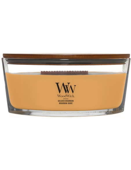 Bougie WoodWick Bourdon Doré - Ellipse