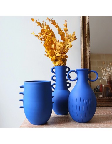 Vase Terre Cuite Banasa - Bleu