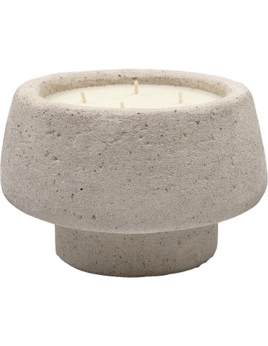 Bougie Travertin Agafay L - Citronnelle