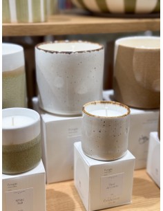 Grande bougie - Fleur de coton 2