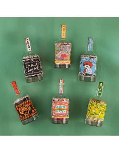 Bouteille d'allumettes - Candle Light...