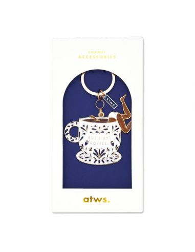 Porte-clés But First, Coffee – All The Ways To Say