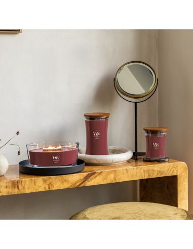 Bougie WoodWick Rouge Oud - 610 gr