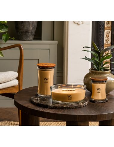 Bougie WoodWick Bourdon Doré - 610 gr