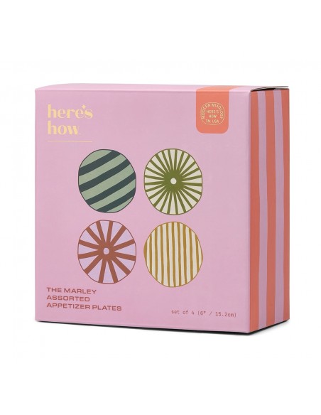 Set de 4 Assiettes Apéro - The Marley