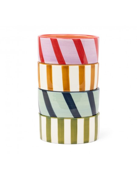 Dessous-de-bouteille Izzy – Rayures Jaunes