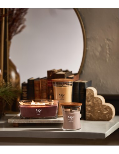 Bougie WoodWick Bourbon Doré - 610 gr