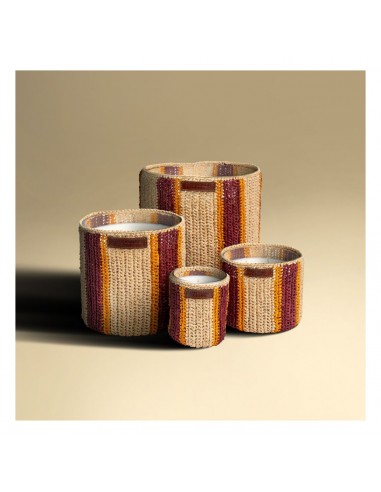 Bougie raphia Rim M - Dattes
