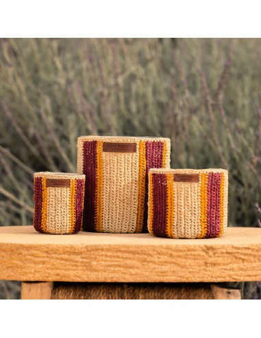 Bougie raphia Rim M - Dattes