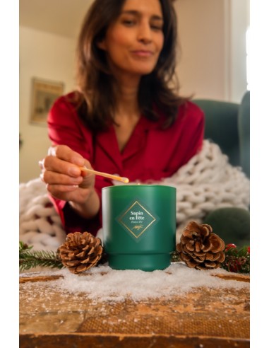 Bougie Sapin en fête - 200 gr - My...