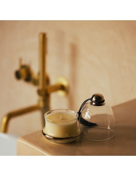 Bougie parfumée avec Cloche - Encens