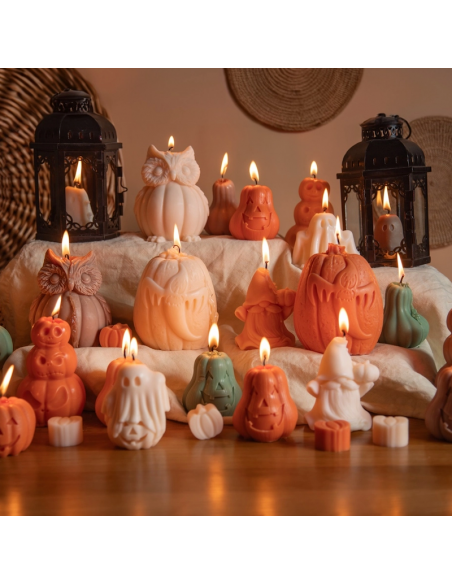 Bougie Jack la Lanterne - Orange