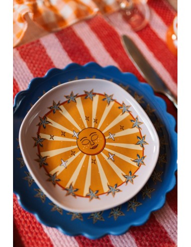 Assiette lilas Sun with Stars - 15cm