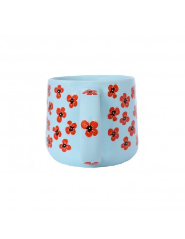Mug bleu Coquelicot
