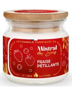 Petite bougie Champagne Fraise - Mistral des Sens