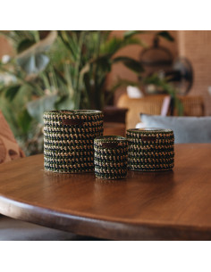 Bougie raphia Mona M - Dattes 2