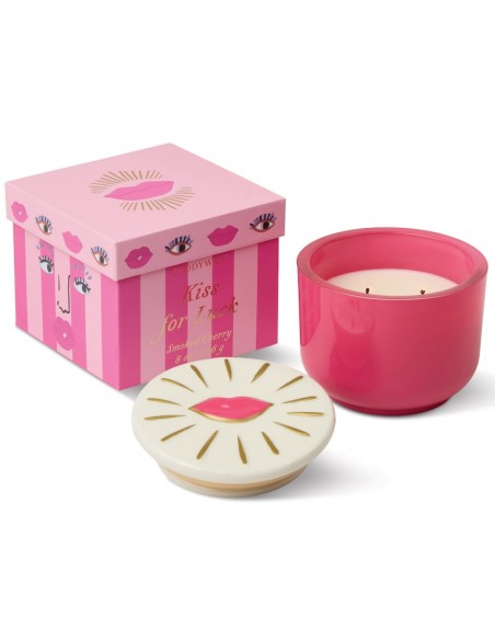 Bougie Charmed - Kiss for Luck - Cerise