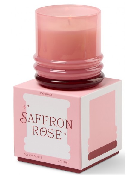 Bougie Stack - Safran et Rose