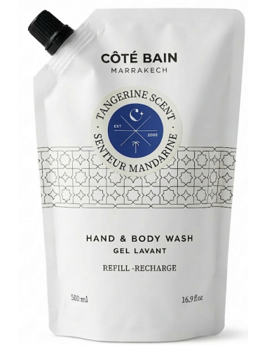 Recharge gel lavant Côté Bain - Mandarine Majorelle