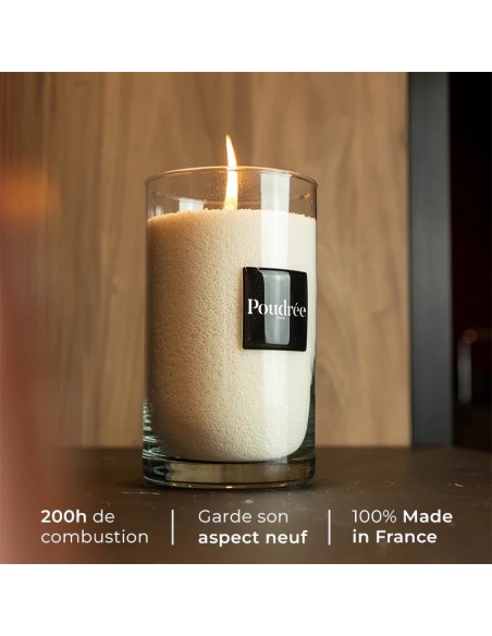 Bougie en perles de cire parfumées Balade en forêt - Poudrée Paris