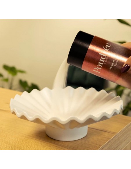 Bougie en perles de cire parfumées Cèdre Marin - Poudrée Paris