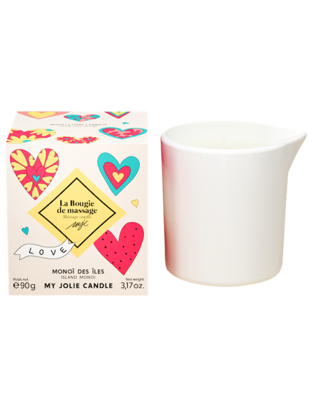 Bougie de massage Monoï des Îles - My Jolie Candle