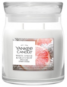 Epicéa blanc et pamplemousse - Moyenne jarre 2 mèches