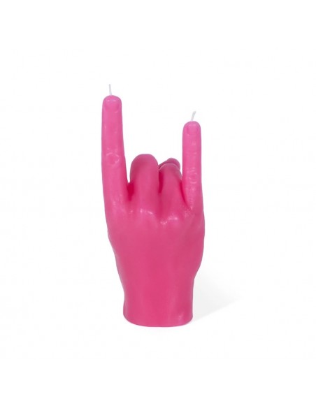 Bougie You Rock 12 cm - Rose