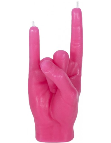 Bougie You Rock 12 cm - Rose