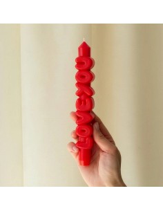 Bougie Love You - Rouge 2