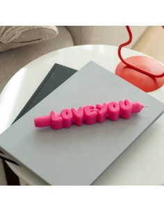 Bougie Love You - Rose 2