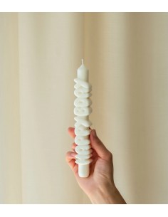 Bougie Happy Bday - Blanc 2