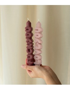 Set de 2 bougies Contradictions - Moka/Crème 2