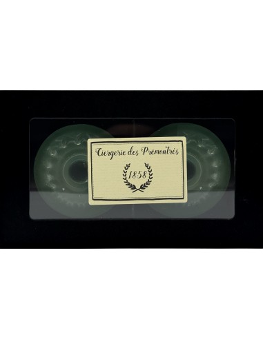 Coffret de 2 bougeoirs fleuriste - Céladon