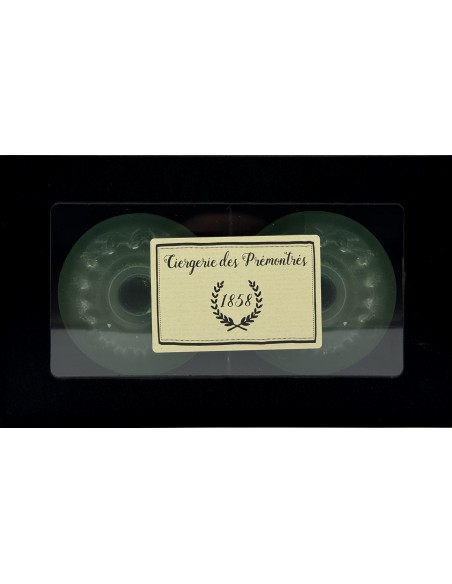 Coffret de 2 bougeoirs fleuriste - Céladon