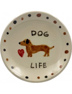 Assiette Teckel 13 cm - Dog Life