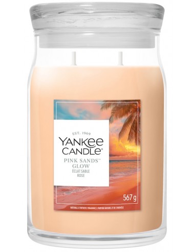 Éclat de sables roses - Grande bougie