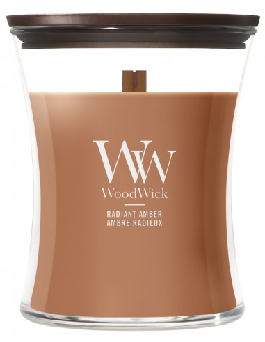 Bougie WoodWick Ambre radieux - 275gr