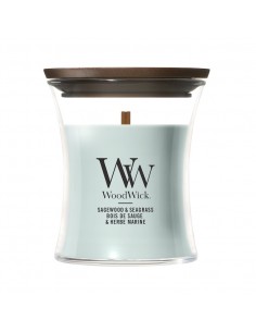 Bougie Bois de sauge et herbe marine 85gr - WoodWick