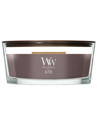 Bougie WoodWick Bois d'iris - Ellipse