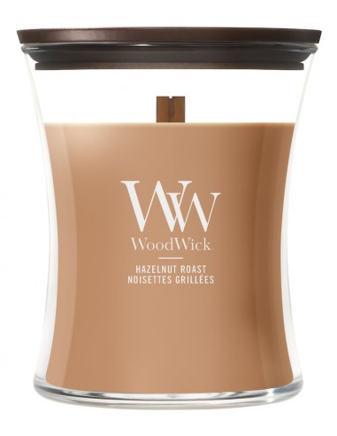 Bougie WoodWick Noisette torréfiée - 275gr