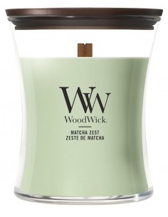 Bougie WoodWick Zeste de matcha - 275gr