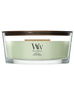 Bougie WoodWick Zeste de matcha - Ellipse