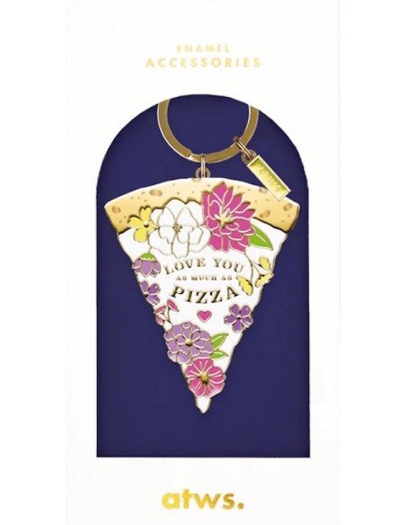 Porte-clés As much as pizza – All The Ways To Say